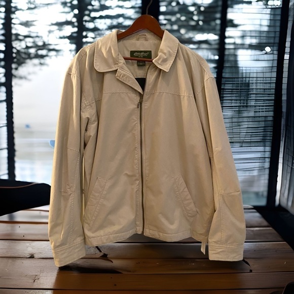 🍄Eddie Bauer Kaki Jacket - Picture 1 of 4